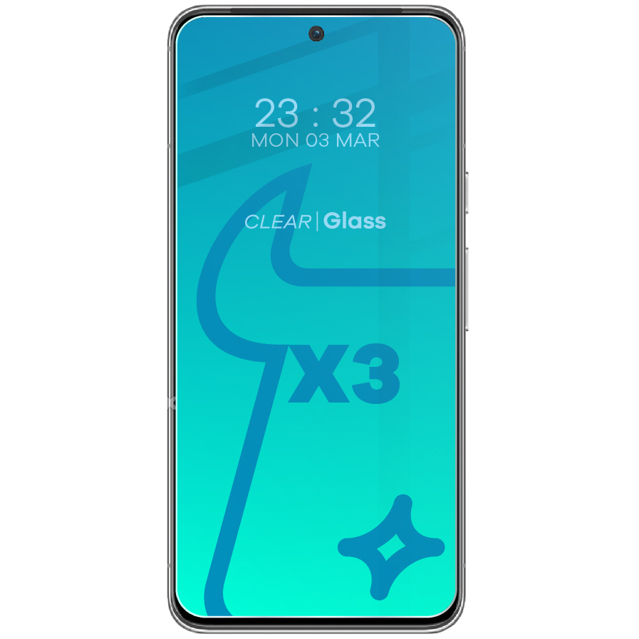 Szkło hartowane Bizon Glass Clear - 3 szt. + obiektyw, Pixel 8